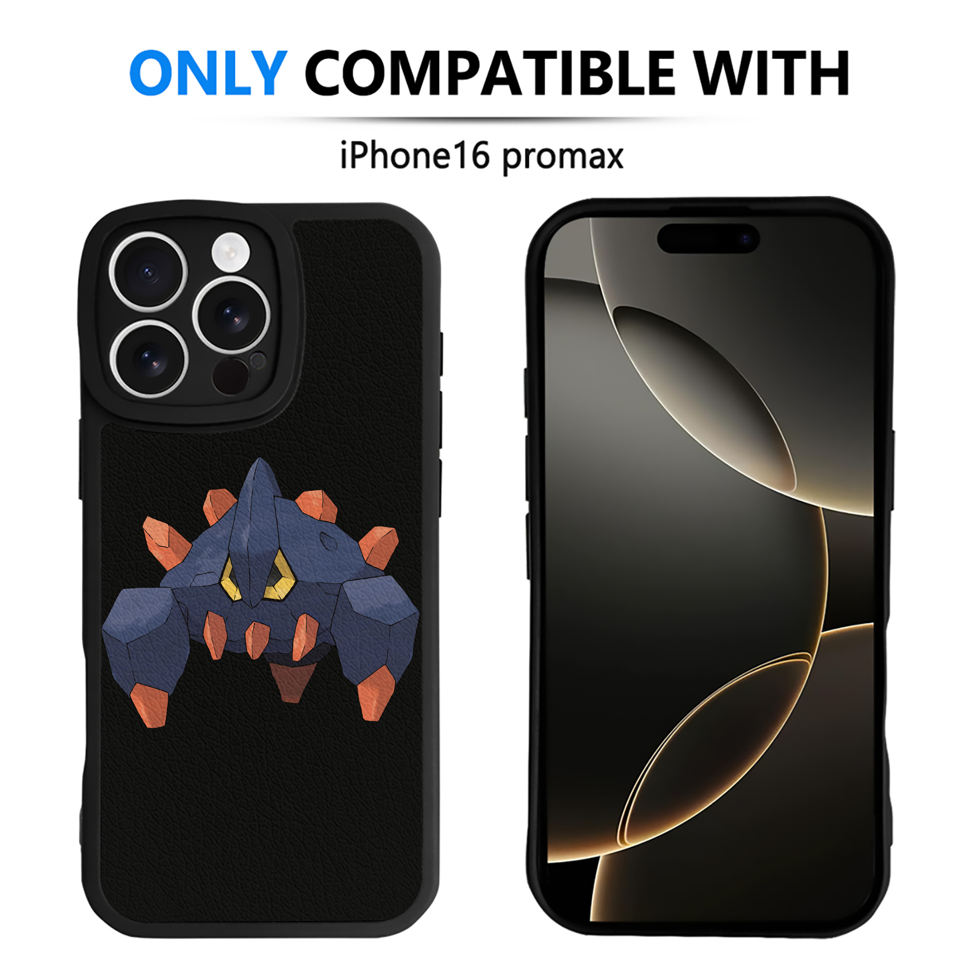 （画像用） ポケットモンスター Pokémon 【iPhone 16シリーズ対応】シリコンスマホケース（レザー調） 材質：シリコン